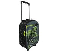 Undercover - Trolley per bambini Jurassic World - ampio scomparto principale - compagno di viaggio ideale - asta telescopica regolabile e fissabile
