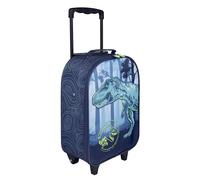 Undercover - trolley per bambini Jurassic World - scomparto principale spazioso - compagno di viaggio ideale - manico telescopico regolabile e bloccabile
