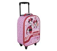 Undercover - trolley per bambini Minnie Mouse - scomparto principale spazioso - compagno di viaggio ideale - manico telescopico regolabile e bloccabile