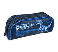 Undercover Undercover-Jurp0691 Jurassic World, Elegante Motivo, Astuccio per Adolescenti, Ideale per l'inizio della Scuola, Articolo per Fan dei Dinosauri, Cartone Animato, Colore Blu, JURP0691
