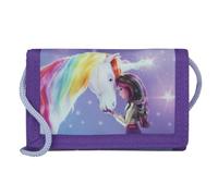 Undercover Unicorn - Portafoglio per bambini, 9 x 2 x 13 cm, con coulisse, colore: Viola