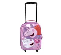 Undercover Valigia per bambini, bagaglio da viaggio, personalizzato con nome, trolley ragazza ragazzo, bagaglio a mano valigia da viaggio, Peppa Pig, s, Bagaglio per bambini