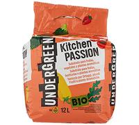 Undergreen Kitchen PASSION Terriccio per Ortaggi, Piccoli Frutti e Piante Aromatiche, Consentito in Agricoltura Biologica, 12 l