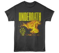 Underoath The Place After This T-Shirt Grigio Stampa Anteriore Uomo Donna Unisex