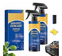 Undersunnie Car Spray,Quick Effect Coding Agent, Kiwient Advanced Car Quick-Acting Coating Agent Spray for Cars Maintenance,4 Oz Cars Scratch Polish, with Sponge & Cloth,for Most Vehicles (2pcs)