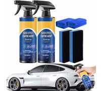 Undersunny Car Shine, Undersunnie Car Polish Spray, Advanced Car Quick-Acting Coating Agent Spray, Car Scratch Wax Polish Sprays Waterless Wash, Long-Lasting Shield (2)