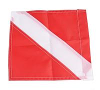 Underwater Adventure Flag Scuba Diving rosso e bianco segnale per barche e subacquei