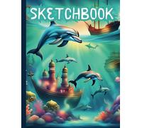 Underwater Adventure Sketchbook: Blank Drawing Book for Kids | 8.5 x 11 for Creative Fun: Big Blank Pages for Kids Who Love the Ocean