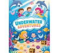 Underwater Adventures: 48 Magical Coloring Pages of Mermaid Kids, Sea Animals, and Ocean Treasures!
