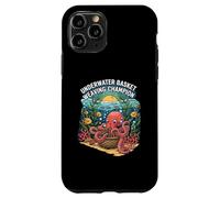 Underwater Basket Weaving Champion Octopus Funny Custodia per iPhone 11 Pro
