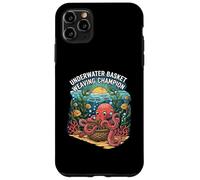 Underwater Basket Weaving Champion Octopus Funny Custodia per iPhone 11 Pro Max