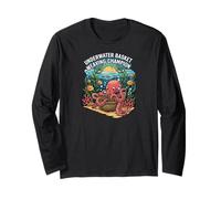 Underwater Basket Weaving Champion Octopus Funny Maglia a Manica