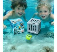 Underwater Dive Rescue Toys, Pool Diving Toys with Storage Fish Box & Floating Animals, Colorful Animal Pool Sinkies Swimming Training Game,Fun Summer Swimming Training Game for Boys and Girls