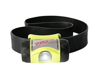 Underwater Kinetics 17010 F 65 lm 3AAA Vizion con Elastico - Giallo