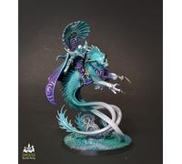 Underwater Volturnos, High King Idoneth Deepkin COMMISSIONE dipinto