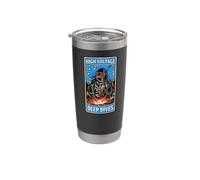 Underwater Welder High Voltage Deep Dives Bicchiere termico in acciaio inox doppia parete