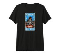 Underwater Welder High Voltage Deep Dives Maglietta Premium