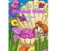 Underwater World Turtles Fish Crab Coral Starfish Mermaid-Coloring Books for Adults Teens Kids Relaxation