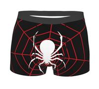 Underwear Uomo Boxer Spider On The Web Mutande Uomo Boxer Morbido Intimo Maschile M