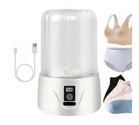 Underwear Washer Machine, Compact Portable Clothes Washer with Adjustable Modes, Ricaricabile Travel Laundry Device for Clothes, and Socks Cleaning