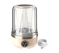 Underwear Washer - Portable Clothing Machine, Rechargeable Panty Cleaner, Three Gear Speed Control, Smart Ultrasonic Vibration Tech, Laundry Room Supplies, 2L White Small Device For Apartment Camping