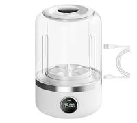 Underwear Washer, Portable Panty Washing Machine with Double Cleaning Modes, Compact Silent Laundry Appliance for Travel Apartment Dorm Camping Use, 13x14.3x21.1cm, White