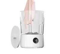 Underwear Washing Machine, 1.5L Rechargeable Clothes Washer, Compact Design with 3 Cleaning Modes, Portable Laundry Solution for RV, Home, Dorms, Outdoor, Car, White Color