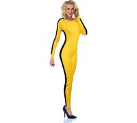 Underwraps Bruce Lee Enter Dragon Donna Giallo Tuta Adulto Halloween Costume