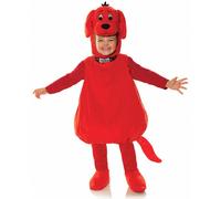 Underwraps Clifford The Big Rosso Cane Deluxe Carino Bambini Costume Halloween