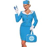 Underwraps Licenza Ufficiale Pan Am Hostess Kit Accessori Costume 30676