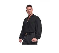 Underwraps Pirata Camicia Pizzo Anteriore Mare Oceano da Uomo Adulto Halloween