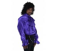 Underwraps Pop Stella Viola Prince 80s Camicia Adulto Da Costume Halloween 29730