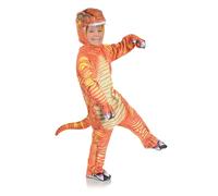Underwraps T-Rex Preistorico Dinosauro Arancione Bambini Costume Halloween 27620