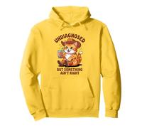 Undiagnosed But Something Ain't Right Cat Felpa con Cappuccio