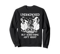 Undiagnosed But Something Aint Right Chicken Funny Halloween Felpa