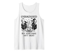 Undiagnosed But Something Aint Right Funny Chicken Halloween Canotta