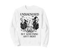Undiagnosed But Something Aint Right Funny Chicken Halloween Felpa