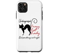 Undiagnosed But Something Ain't Right Funny Crazy Cat Lady Custodia per iPhone 11 Pro Max