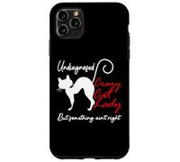 Undiagnosed But Something Aint Right Funny Crazy Cat Lady Custodia per iPhone 11 Pro Max