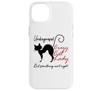 Undiagnosed But Something Ain't Right Funny Crazy Cat Lady Custodia per iPhone 14 Plus