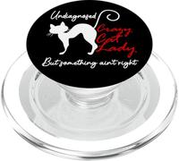 Undiagnosed But Something Aint Right Funny Crazy Cat Lady PopSockets PopGrip per MagSafe