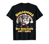 Undiagnosed But Something Ain't Right Funny Raccoon Chicken Maglietta