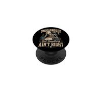 Undiagnosed But Something Ain't Right Funny Skeleton Citazione PopSockets PopGrip Adesivo