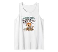 Undiagnosed But Something Ain't Right Grumpy Funny Cat Canotta