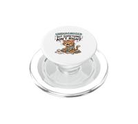 Undiagnosed But Something Ain't Right Grumpy Funny Cat PopSockets PopGrip per MagSafe