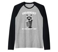 Undiagnosed But Something Ain't Right Maglia con Maniche Raglan