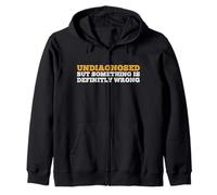 Undiagnosed But Something is Definitly Wrong Sarcasmo Felpa con Cappuccio