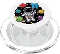 Undicesimo Compleanno Astronauta Pianeti 11° Carino Spazio Adorabile PopSockets PopGrip per MagSafe
