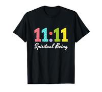 Undici 11 Angel Time 1111 Sincronicità dell'essere Spirituale Maglietta