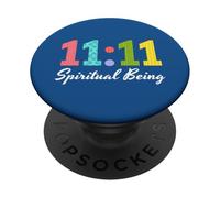 Undici 11 Angel Time 1111 Sincronicità dell'essere spirituale PopSockets PopGrip Adesivo